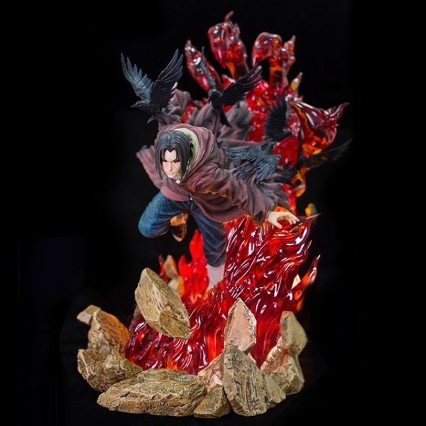 Naruto Uchiha Itachi GK Akatsuki Figur - Amaterasu Flammen