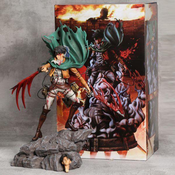 Anime Figuren Attack On Titan Figuren Levi Ackerman Schlacht Schaden