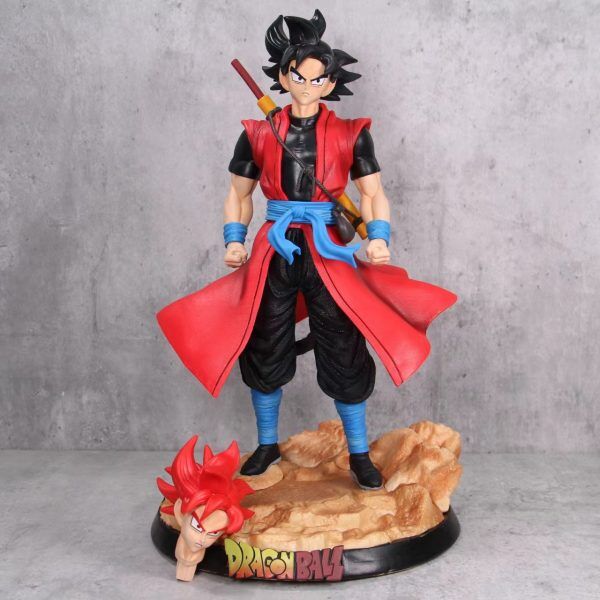 Anime Figuren - Dragon Ball Z Figur Son Goku Doppelkopf