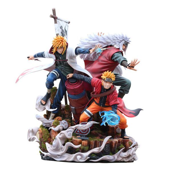 Jiraiya und Minato Figur