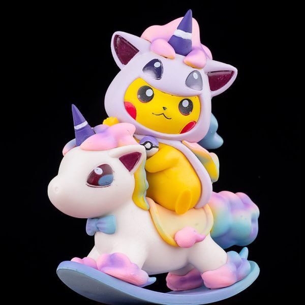 Anime Figur - Pokemon Pikachu Einhorn Unicorn Figur