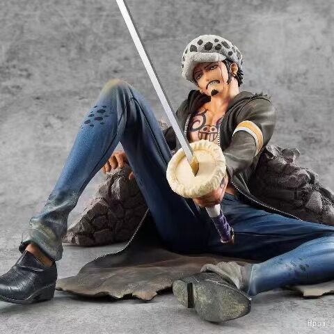 Anime Figur One Piece Trafalgar Law Bekämpfen War Schaden