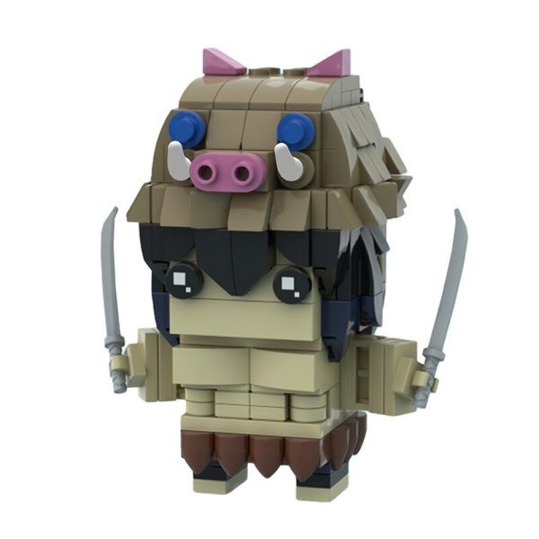 Demon Slayer Figuren en Lego Inosuke