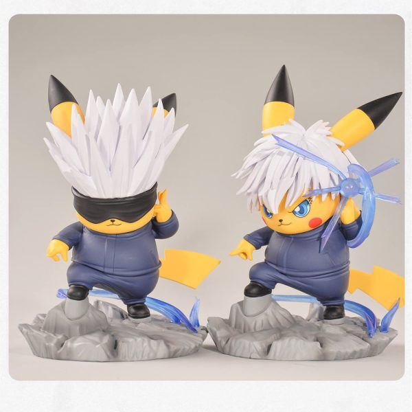 Pokemon Figuren - Pikachu Cos Gojo Satoru Jujutsu Kaisen